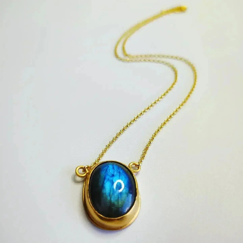 Colgante Labradorita Oval
